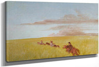 Bogard, Batiste, And I, Traveling Through A Missouri Bottom By George Catlin Fine Art Print