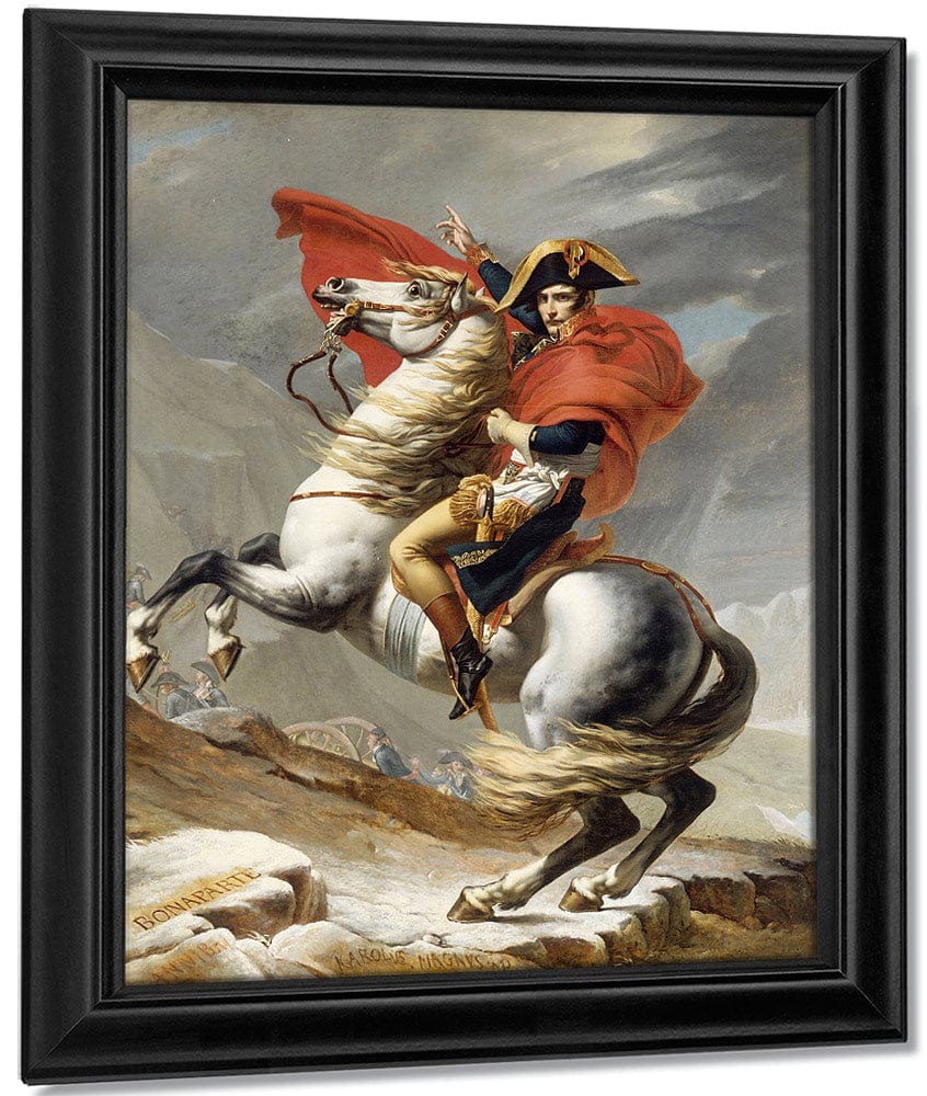 Bonaparte By Jacques Louis David Fine Art Print