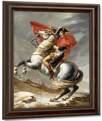 Bonaparte By Jacques Louis David Fine Art Print