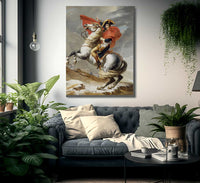 Bonaparte By Jacques Louis David Fine Art Print