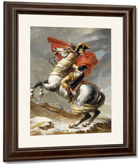 Bonaparte By Jacques Louis David Fine Art Print