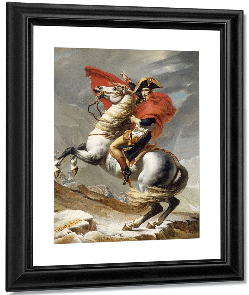 Bonaparte By Jacques Louis David Fine Art Print