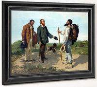 Bonjour Monsieur Courbet 1854 By Gustave Courbet Fine Art Print