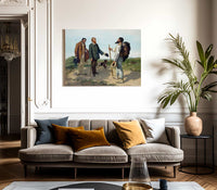 Bonjour Monsieur Courbet 1854 By Gustave Courbet Fine Art Print