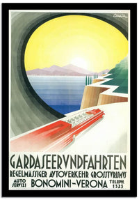 Bonomini  Vedona  Vintage Poster Fine Art Print