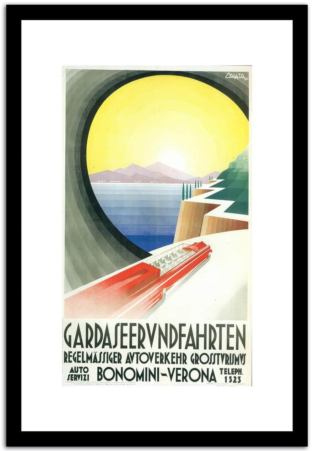 Bonomini  Vedona  Vintage Poster Fine Art Print