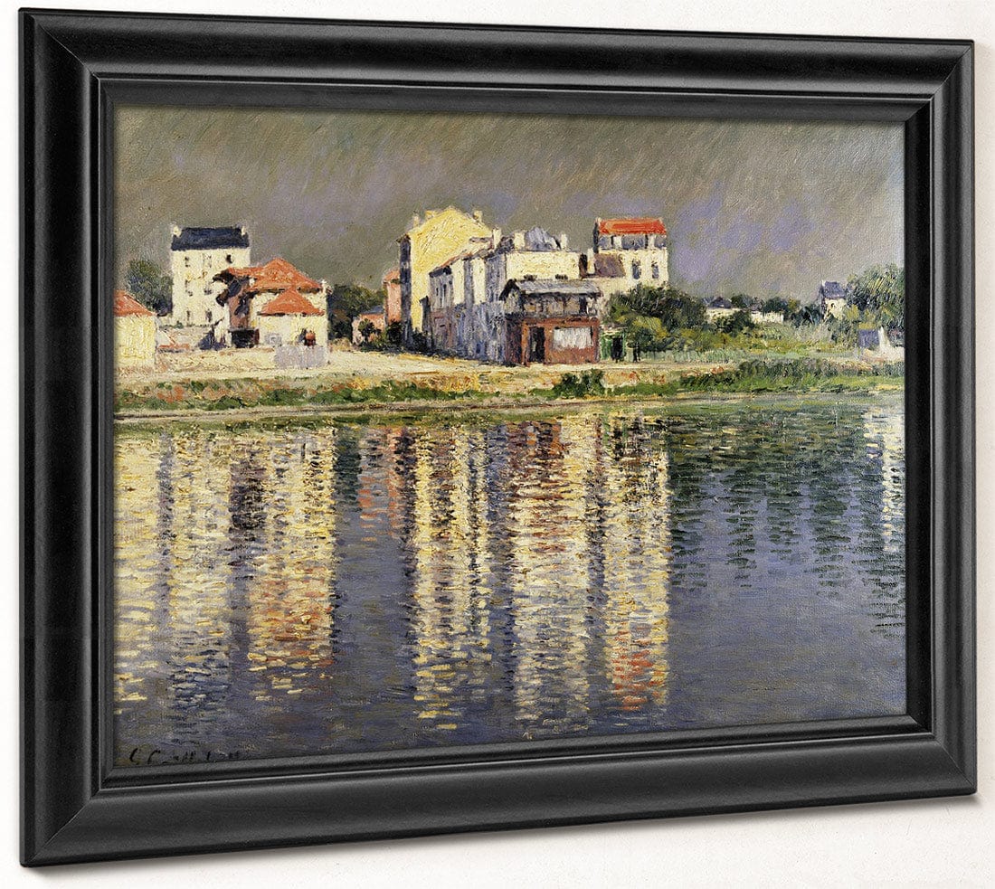 Bord De Seine A Argenteuil By Gustave Caillebotte Fine Art Print