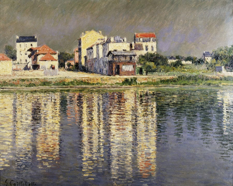 Bord De Seine A Argenteuil By Gustave Caillebotte Fine Art Print