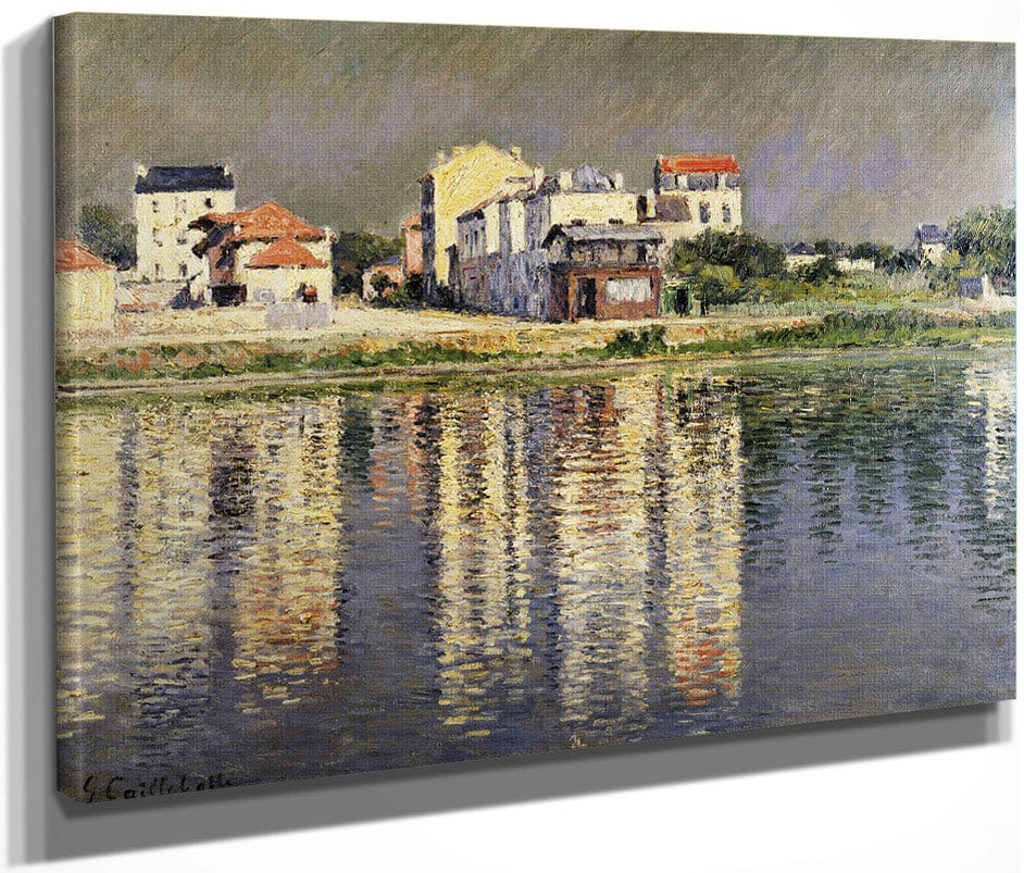 Bord De Seine A Argenteuil By Gustave Caillebotte Fine Art Print