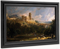 Border Castle By Cropsey Jasper Francis Fine Art Print