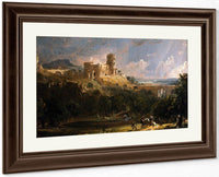 Border Castle By Cropsey Jasper Francis Fine Art Print