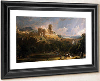 Border Castle By Cropsey Jasper Francis Fine Art Print