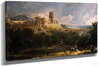 Border Castle By Cropsey Jasper Francis Fine Art Print
