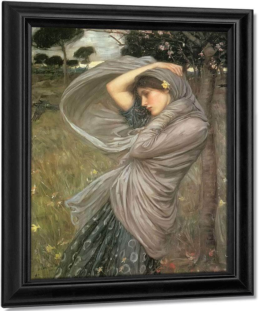 Boreas By John Waterhouse Fine Art Print