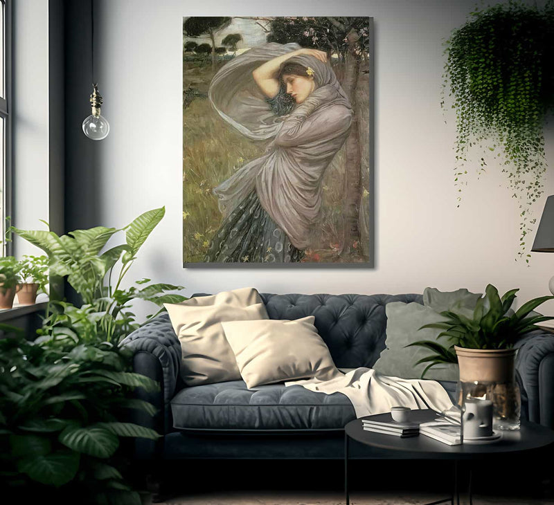 Boreas By John Waterhouse Fine Art Print