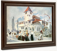 Bosnia And Herzogovina Pavilion By Alphonse Mucha Fine Art Print