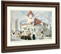 Bosnia And Herzogovina Pavilion By Alphonse Mucha Fine Art Print