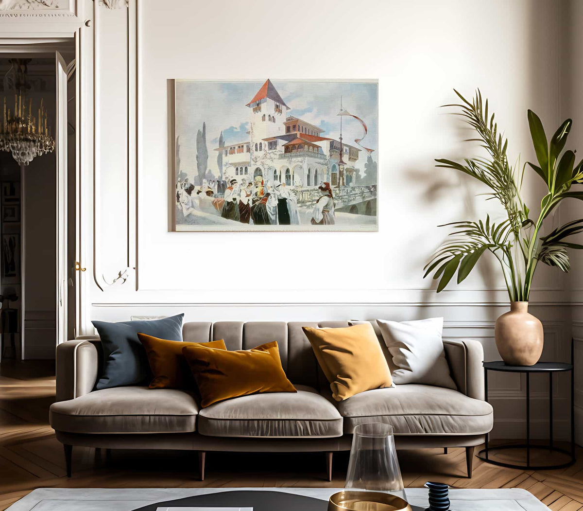 Bosnia And Herzogovina Pavilion By Alphonse Mucha Fine Art Print