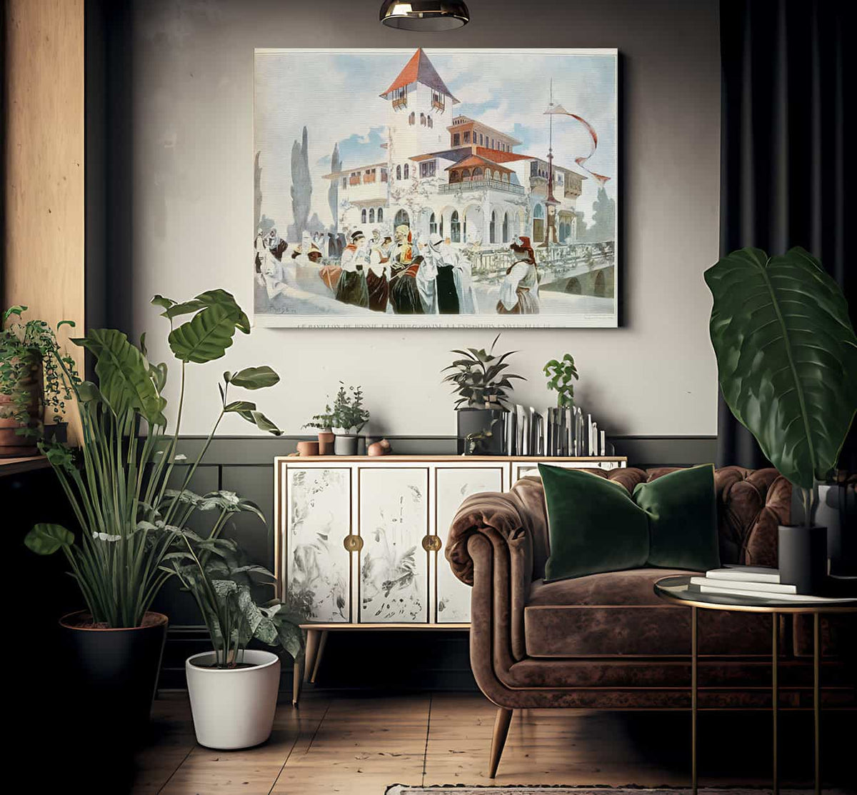 Bosnia And Herzogovina Pavilion By Alphonse Mucha Fine Art Print