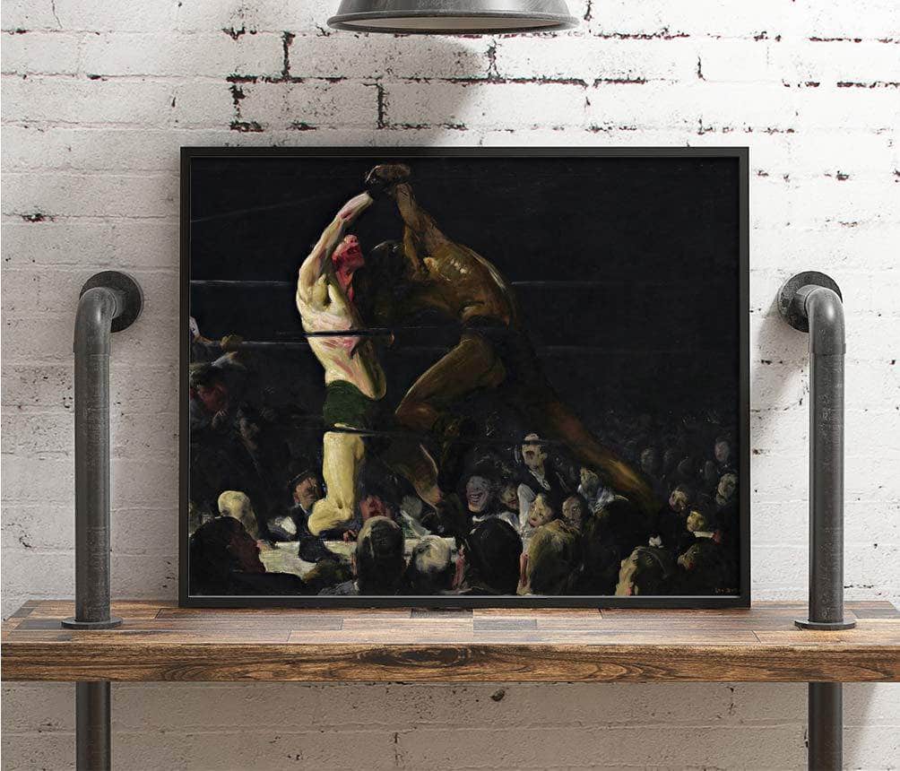 Both Members Of This Club Painting George Bellows Canvas Art Fine Art Print