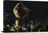 Both Members Of This Club Painting George Bellows Canvas Art Fine Art Print
