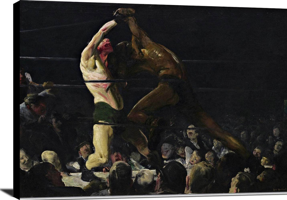 Both Members Of This Club Painting George Bellows Canvas Art Fine Art Print