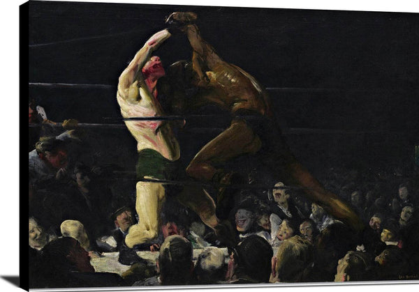 Both Members Of This Club Painting George Bellows Canvas Art Fine Art Print