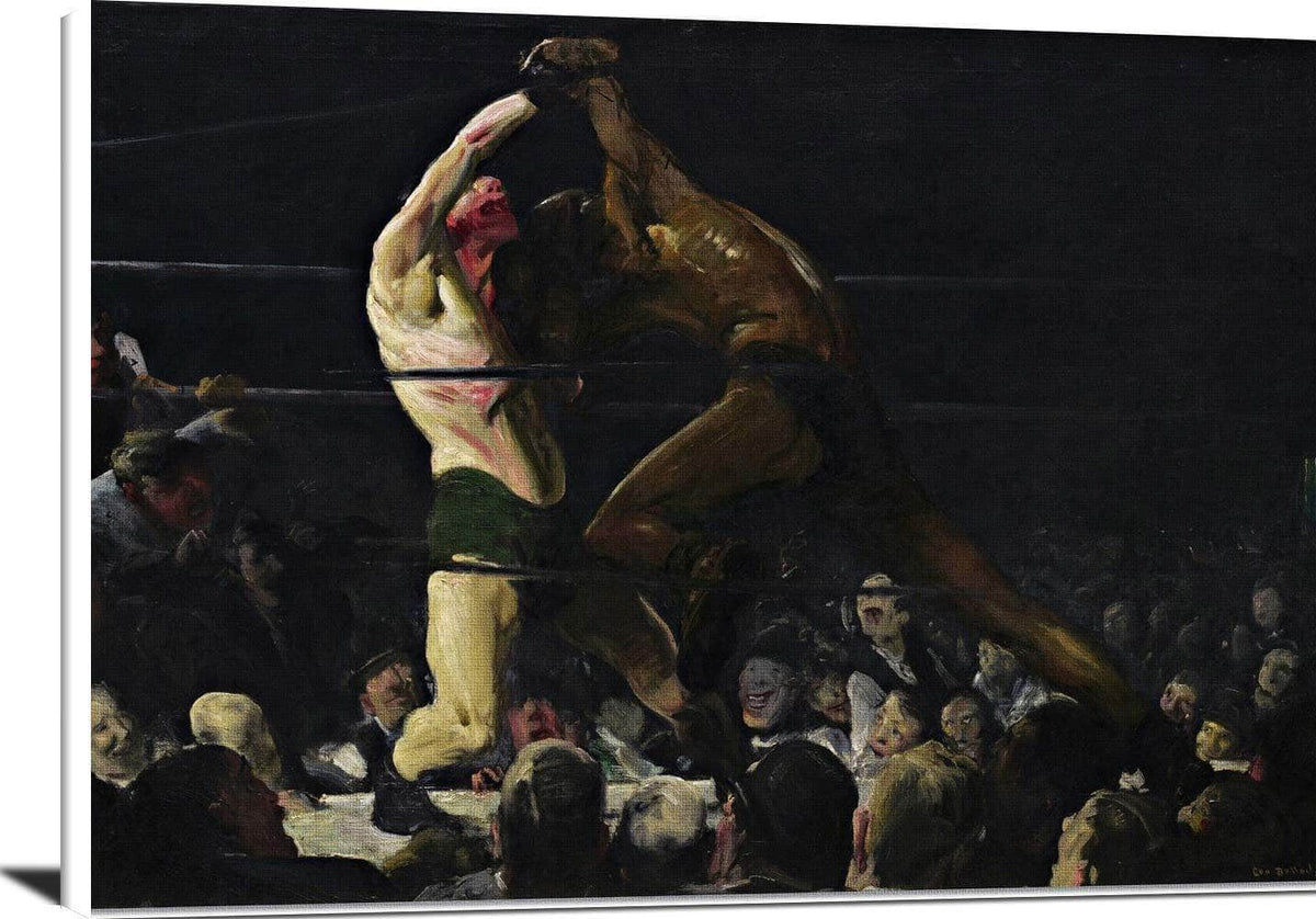 Both Members Of This Club Painting George Bellows Canvas Art Fine Art Print