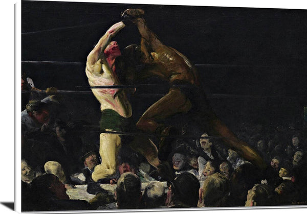 Both Members Of This Club Painting George Bellows Canvas Art Fine Art Print