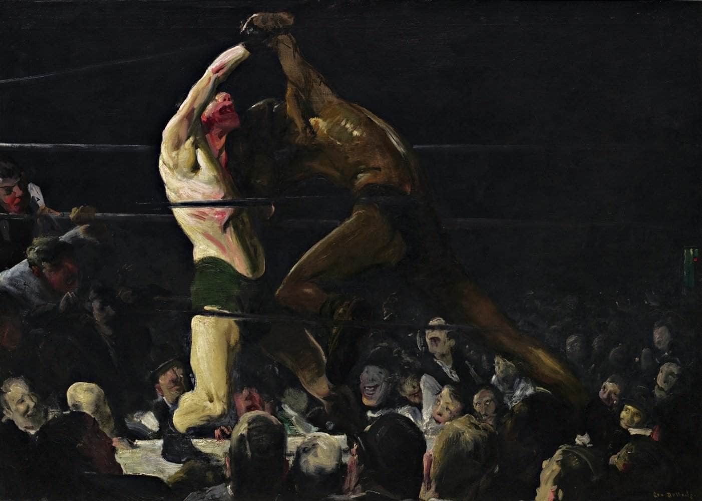 Both Members Of This Club Painting George Wesley Bellows Canvas Art Fine Art Print