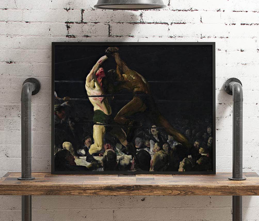 Both Members Of This Club Painting George Wesley Bellows Canvas Art Fine Art Print