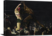 Both Members Of This Club Painting George Wesley Bellows Canvas Art Fine Art Print