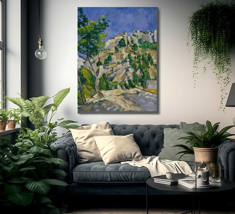 Bottom Of The Ravine By Cezanne Paul Fine Art Print