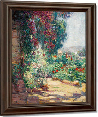 Bougainvillea, Capistrano Mission, 1923 By Joseph Kleitsch Fine Art Print