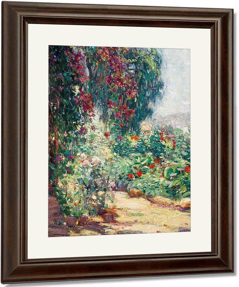 Bougainvillea, Capistrano Mission, 1923 By Joseph Kleitsch Fine Art Print
