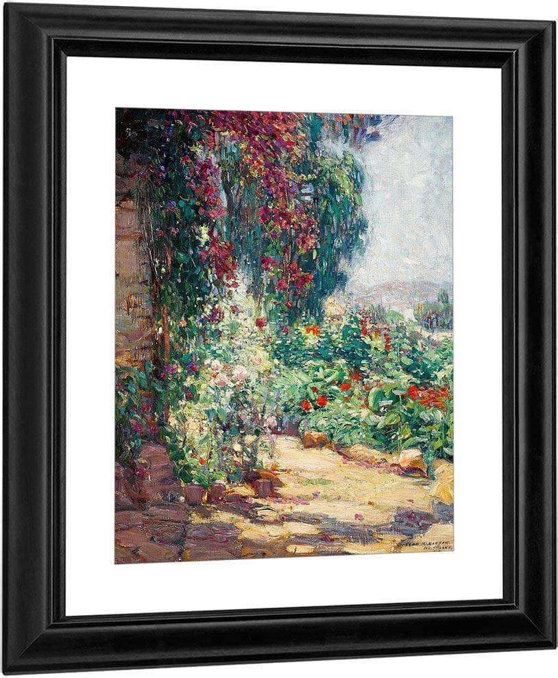 Bougainvillea, Capistrano Mission, 1923 By Joseph Kleitsch Fine Art Print