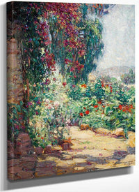 Bougainvillea, Capistrano Mission, 1923 By Joseph Kleitsch Fine Art Print