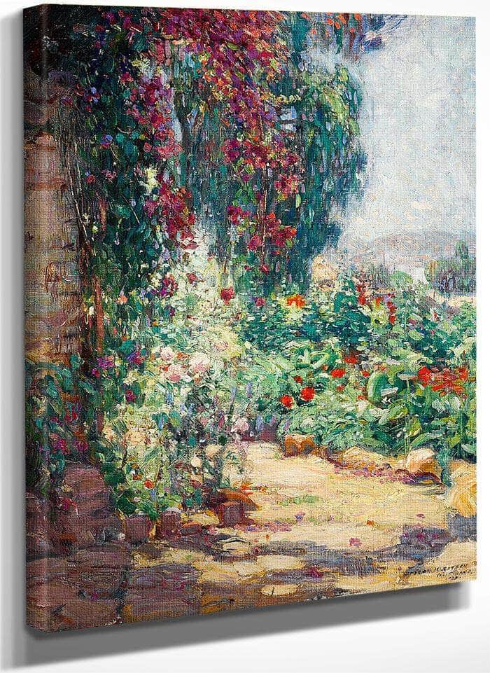 Bougainvillea, Capistrano Mission, 1923 By Joseph Kleitsch Fine Art Print