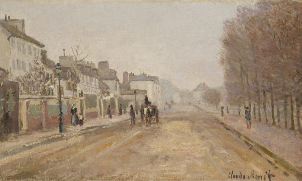 Boulevard Heloise, Argenteuil By Claude Monet Fine Art Print