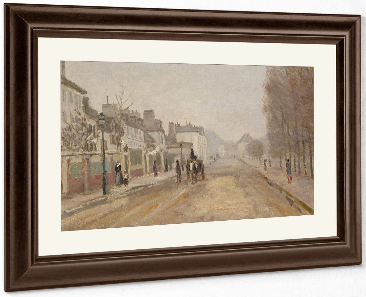 Boulevard Heloise, Argenteuil By Claude Monet Fine Art Print