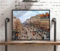 Boulevard Montmarte Painting Camille Pissarro Canvas Art Fine Art Print