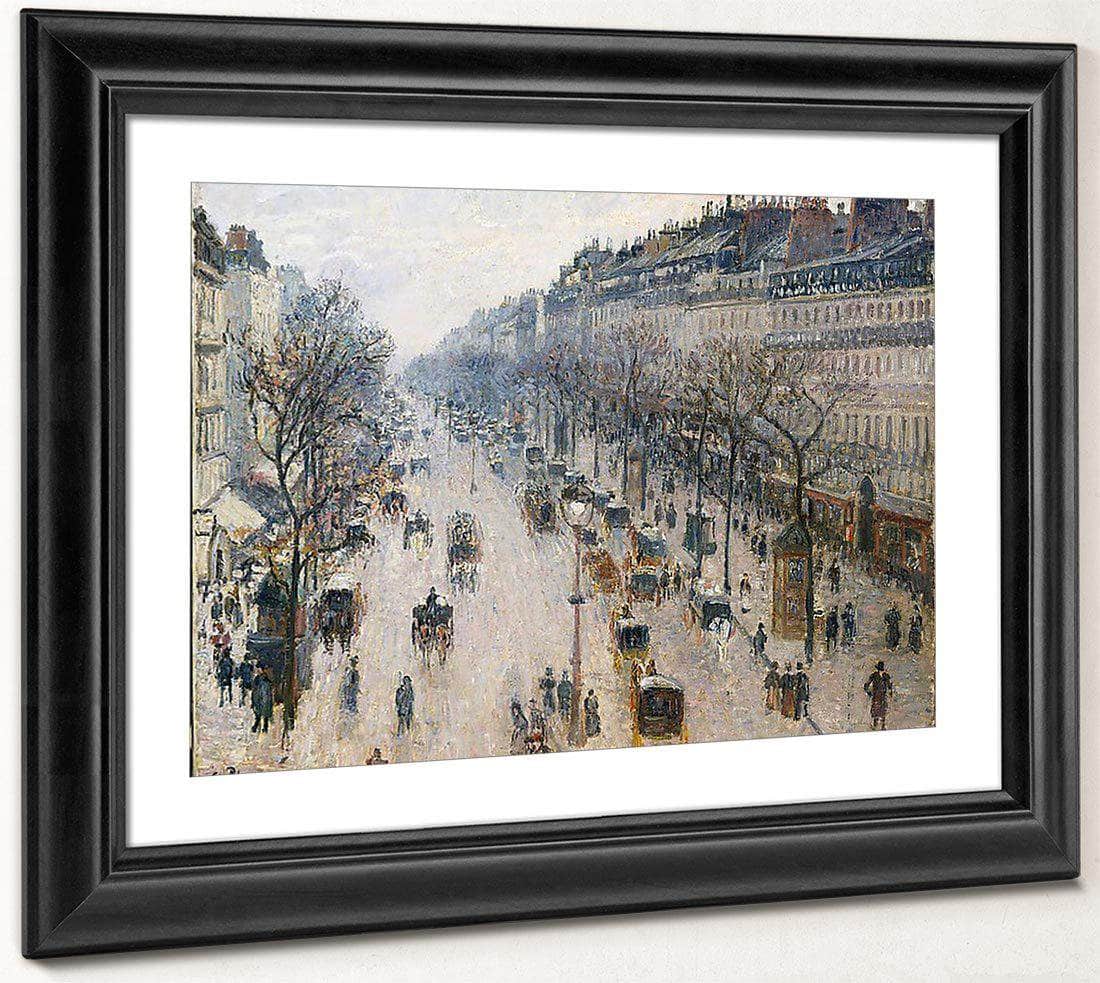 Boulevard Montmartre By Camille Pissarro Fine Art Print