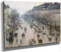 Boulevard Montmartre By Camille Pissarro Fine Art Print
