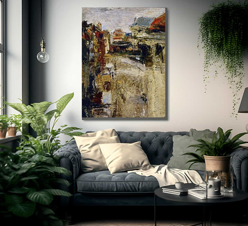 Boulevard Van Iseghem In The Rain By James Ensor Fine Art Print