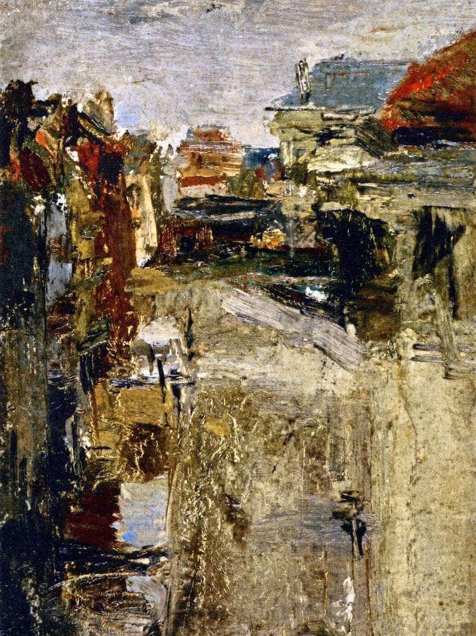 Boulevard Van Iseghem In The Rain By James Ensor Fine Art Print