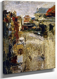Boulevard Van Iseghem In The Rain By James Ensor Fine Art Print