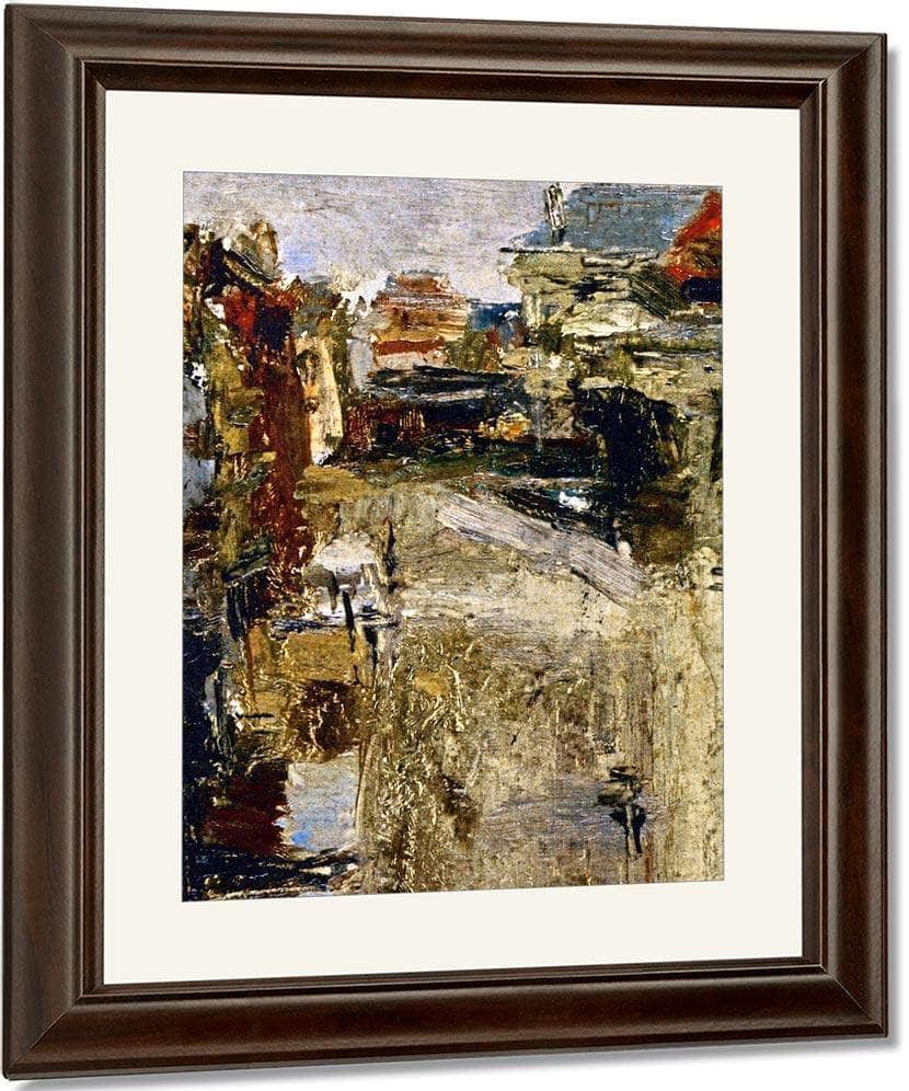 Boulevard Van Iseghem In The Rain By James Ensor Fine Art Print