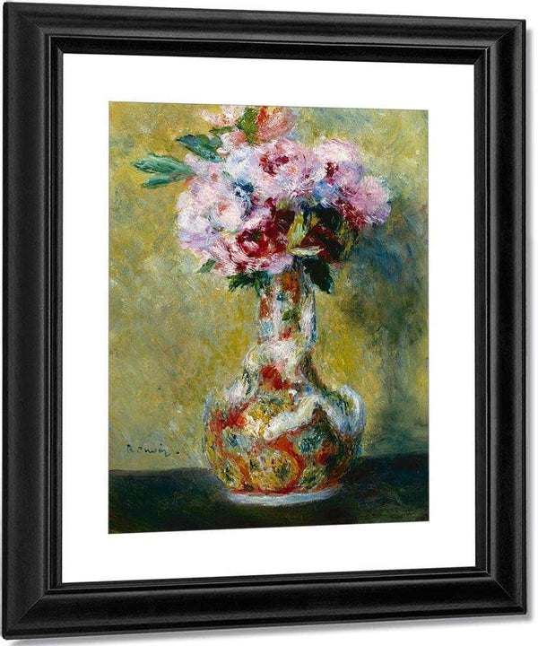 Bouquet In A Vase Pierre Auguste Renoir Fine Art Print