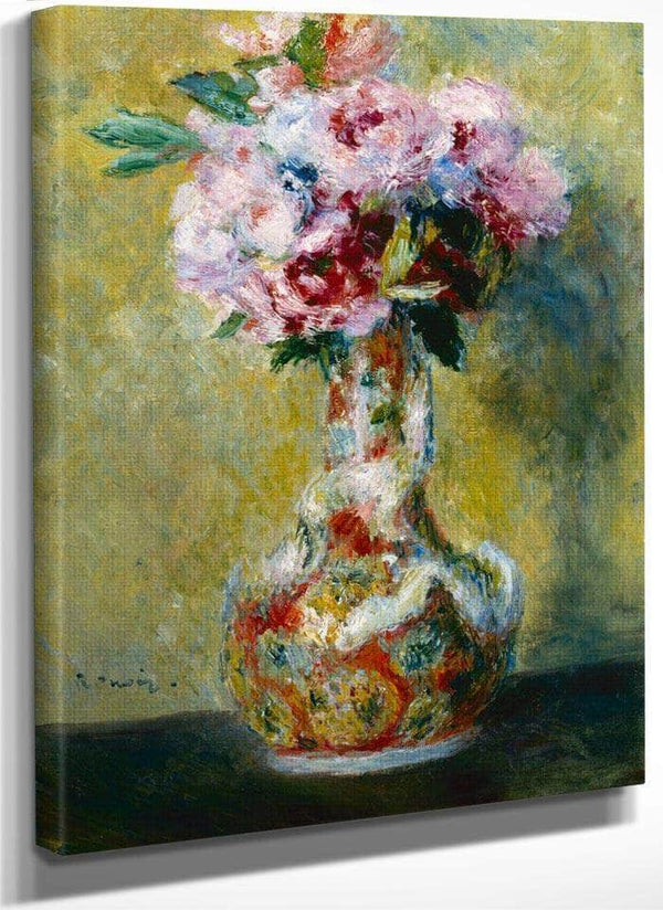 Bouquet In A Vase Pierre Auguste Renoir Fine Art Print