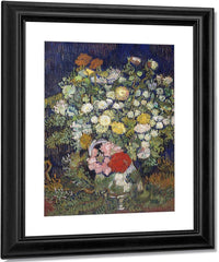 Bouquet Of Flowers In A Vase By Vincent Van Gogh Fine Art Print